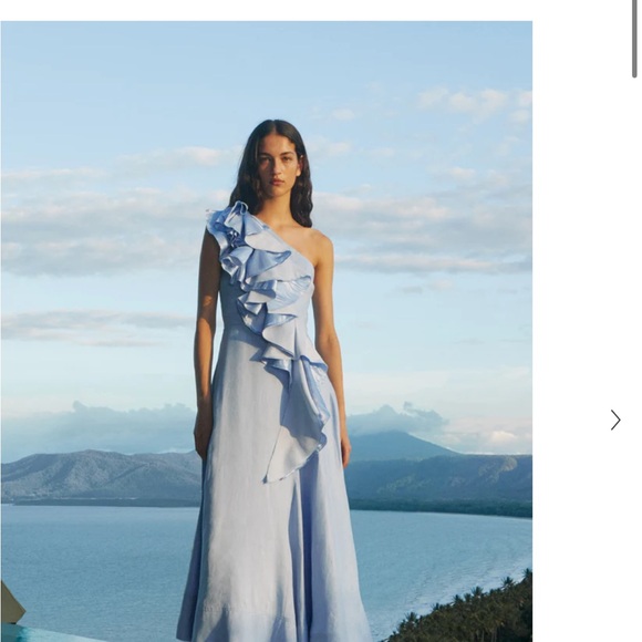 Aje Adelia Midi Ruffle Dress - Picture 3 of 7